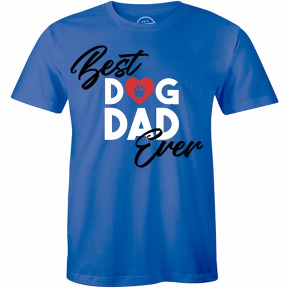 Half It Shirts Mens Best Dog Dad Ever Funny Fathers Day Tshirt